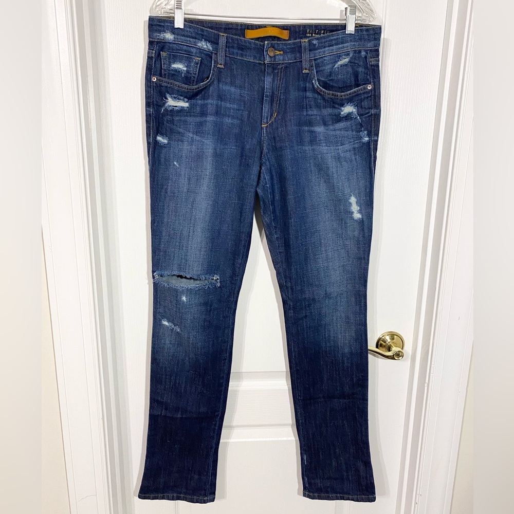 Joe's Jeans Easy Fit The Best Friend Distressed Straight Leg Jeans Size 30